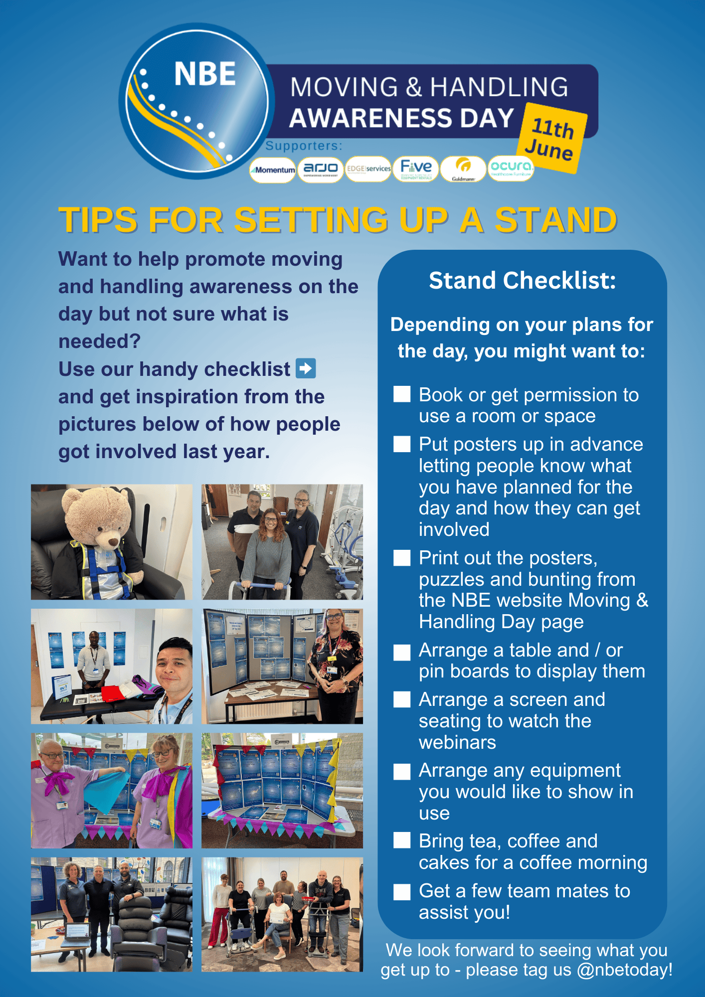 M&H Day Stand Set Up Checklist