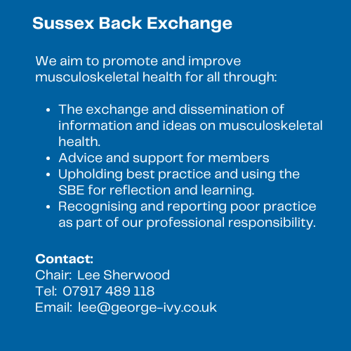 Sussex Back Exchange Contact Details