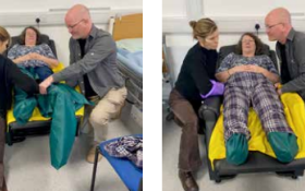 Use of fishermans leg pack image